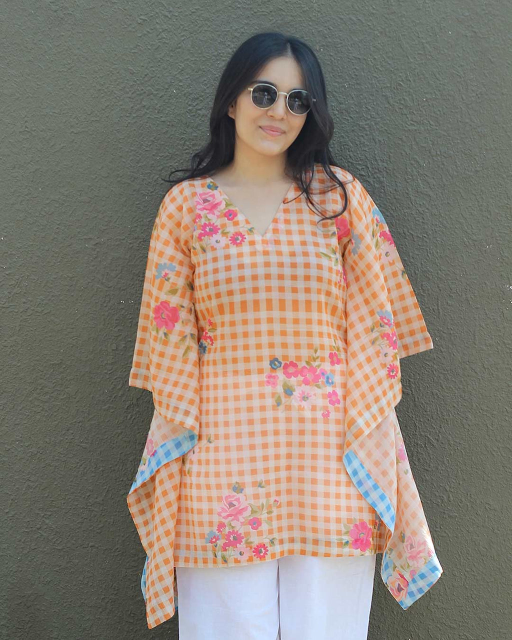 Orange Candy Kaftan Cover- Up