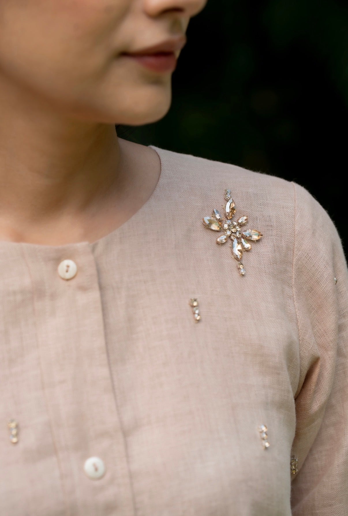 Sand Stone Linen Co-ord Set