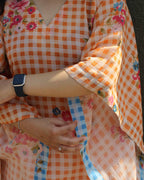 Orange Candy Kaftan Cover- Up