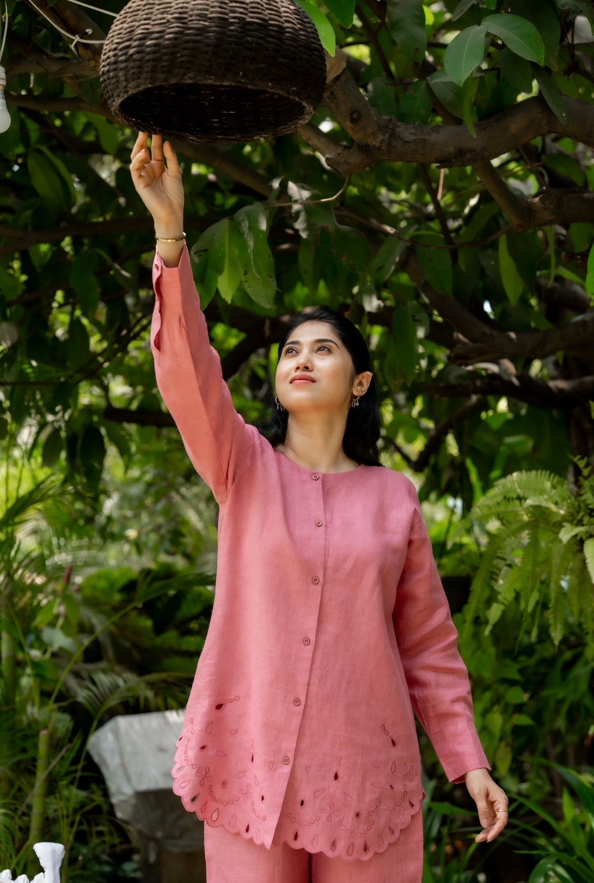 Velvet Rose Linen Co-ord Set
