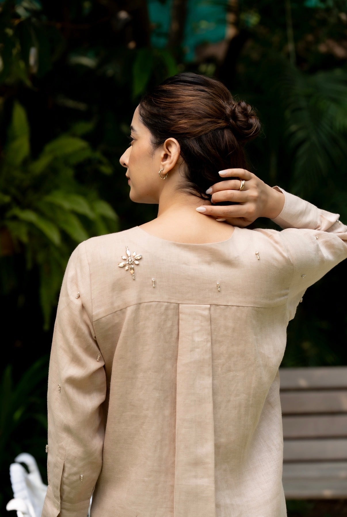 Sand Stone Linen Co-ord Set