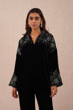 Black Velvet Roses Co-ord Set