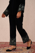 Black Velvet Roses Co-ord Set