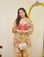 Gulbahar Ivory Modest Cotton Co-ord