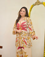 Gulbahar Ivory Modest Cotton Co-ord