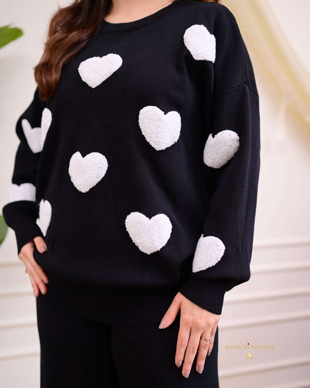 Black Heart Winter Airport Co-ord Set