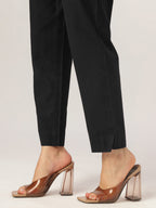 Niva's Women's Black Cotton Solid A-line Co-ord Set
