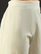 Women Colourblocked Regular Pure Cotton Kurta with Palazzos