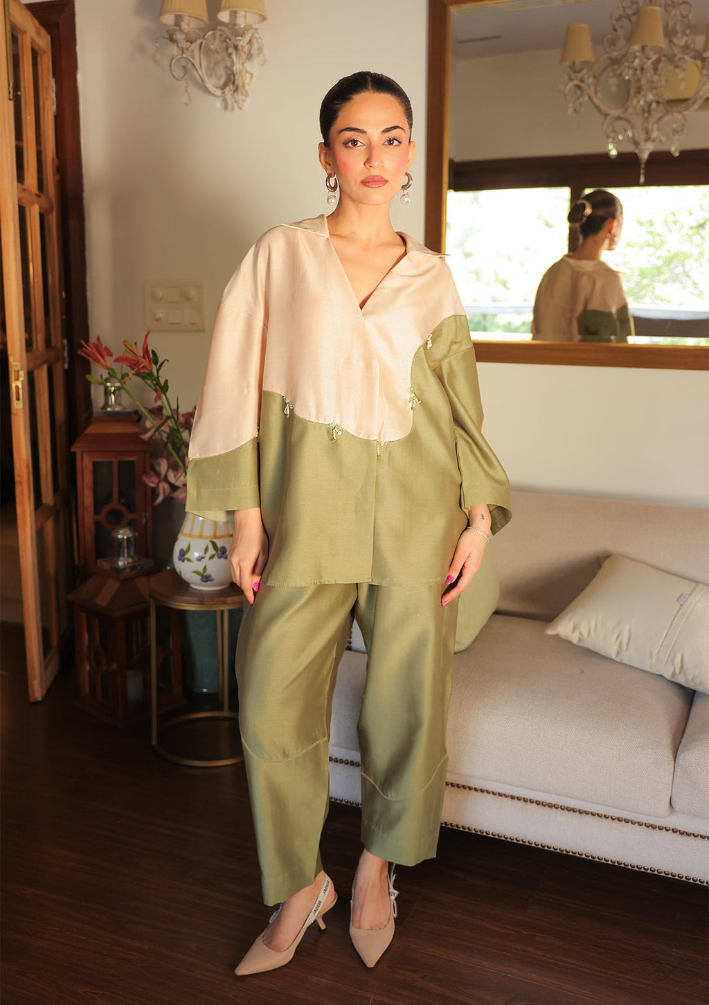 Sage Santorini Co-ord Set