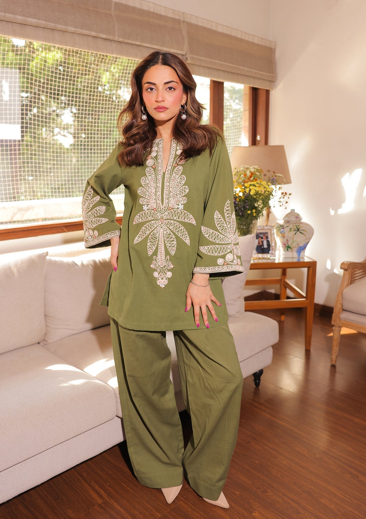 Sage Palm Co-ord Set