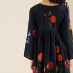 At The Florist's Cotton Co-ord Set - Black