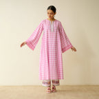 Countryside Seersucker Cotton Kurta Set