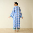 Countryside Seersucker Cotton Kurta Set