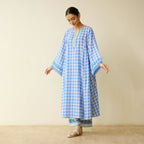 Countryside Seersucker Cotton Kurta Set