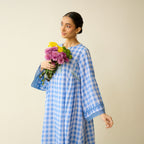 Countryside Seersucker Cotton Kurta Set