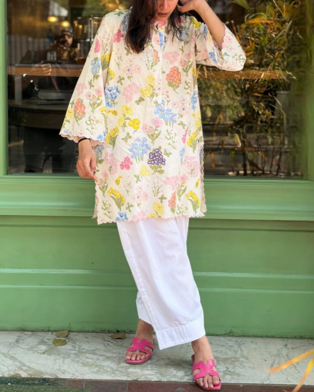 Aanya Pure Cotton Printed Kurta Pant Set