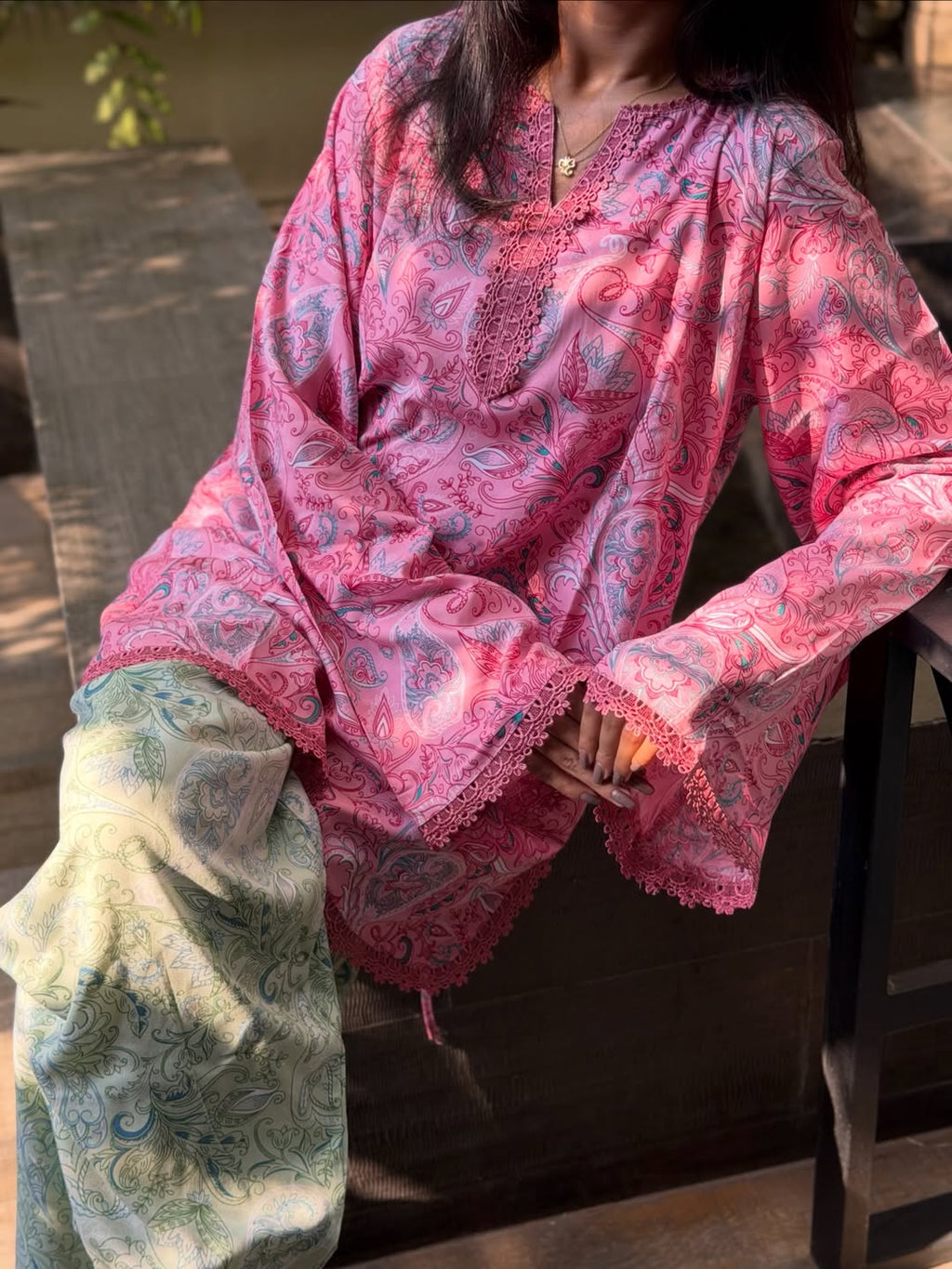 Paisley Breeze Kurta Set