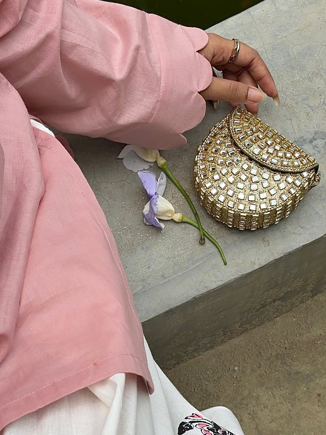 Aaira Blush Pink Kurta Palazzo Set