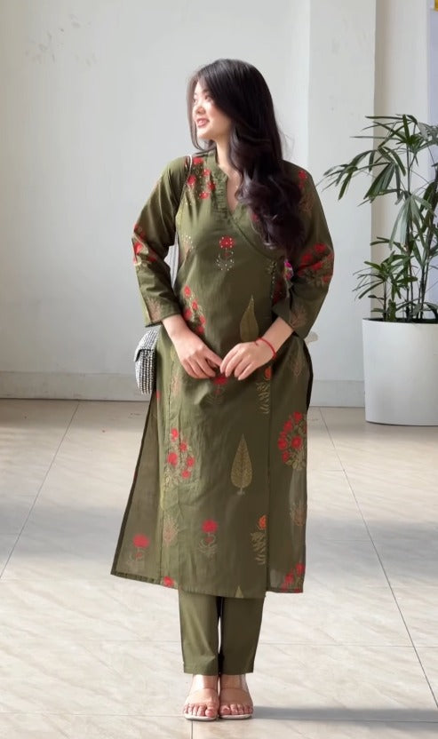 Meher Summer Mehendi Co-ord Set