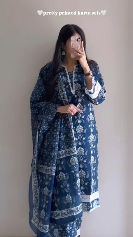 Saanvi Turquoise Suit Set