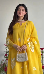 Kiara Sunshine Cotton Kurta Set