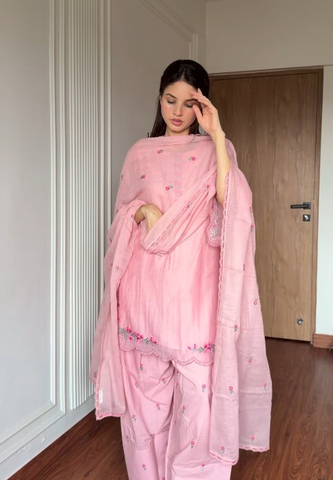 Syra Luxe Embroidered Farshi Suit Set