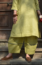 Fresh Lime Linen Co Ord Set