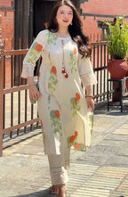 Tara Luxe Khadi Cotton Co-ord Set