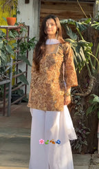 Jaipuri Soft Cotton Rayon Padded Top & Palazzo Set