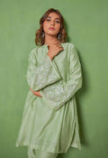 Opulent Chanderi Coord Set with Hand Embroidery